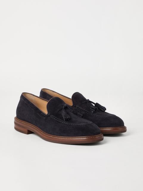 Brunello Cucinelli Suede loafers with tassels