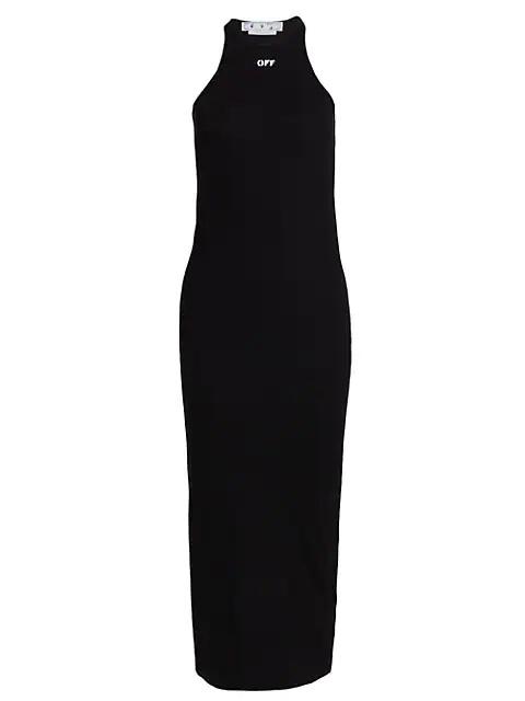 Off-White Stamp Logo Midi-Dress
