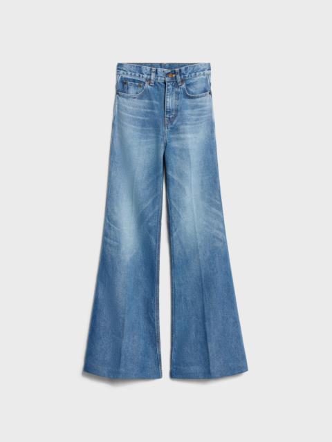 CELINE flare jeans 003 IN cotton twill