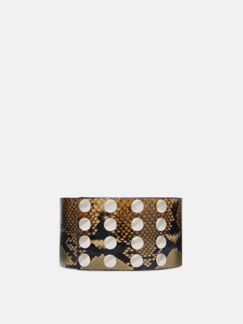 THE ATTICO BLACK AND SAHARA BELT