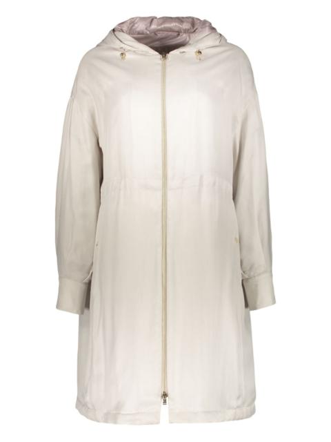 Herno zip-up hooded coat