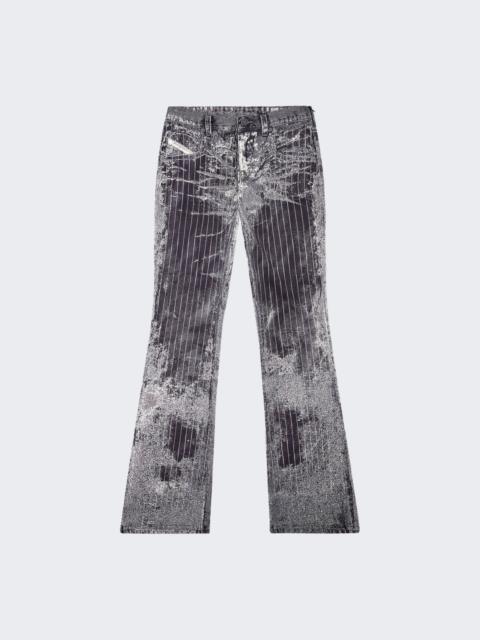 Diesel P-retty Bootcut Satin Pants Deep Black