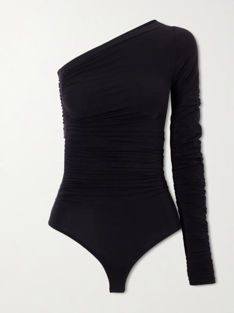Wolford One-sleeve Stretch-jersey Bodysuit