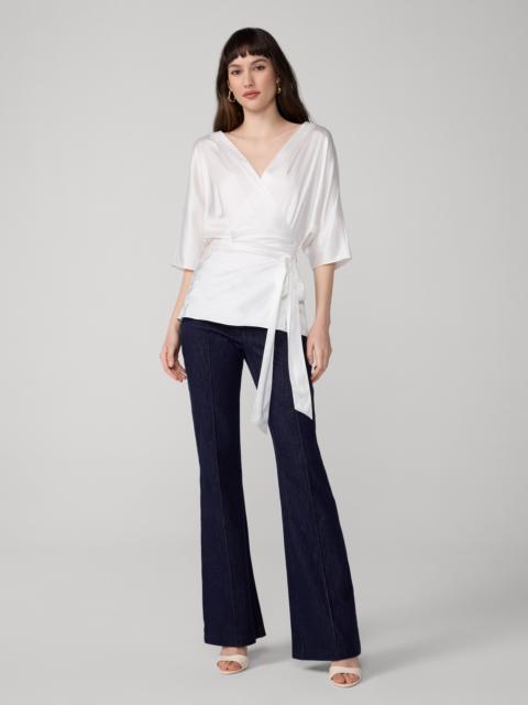 DIANE VON FURSTENBERG Amara Wrap Top