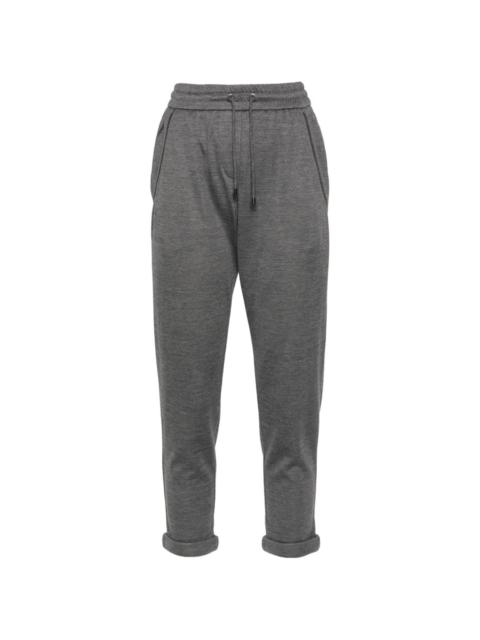 Monili-detail track pants