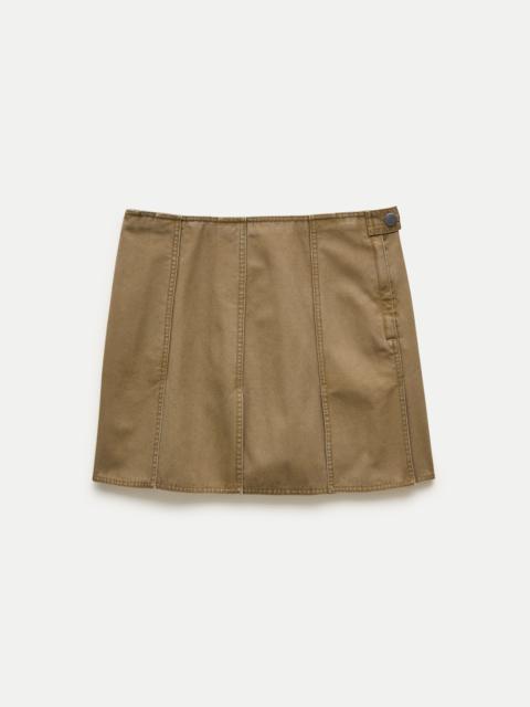ECKHAUS LATTA Eckhaus Latta x J.Crew paneled mini skirt