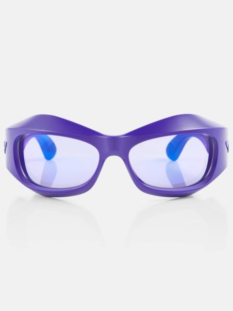 Bottega Veneta Logo acetate sunglasses