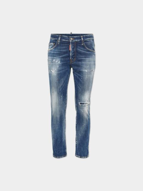 DSQUARED2 MEDIUM CORDUROY PATCHES WASH SKATER JEANS