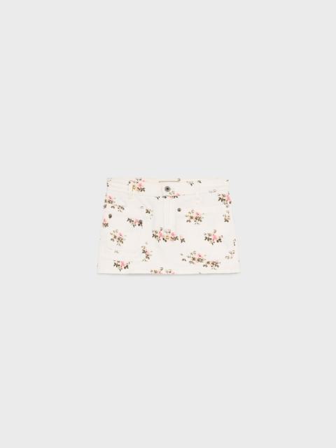 Blumarine ANIMALIER PRINT MINI SKIRT