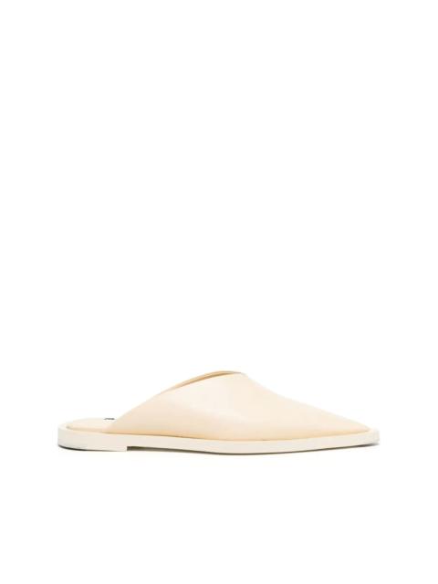 Jil Sander pointed-toe leather mules