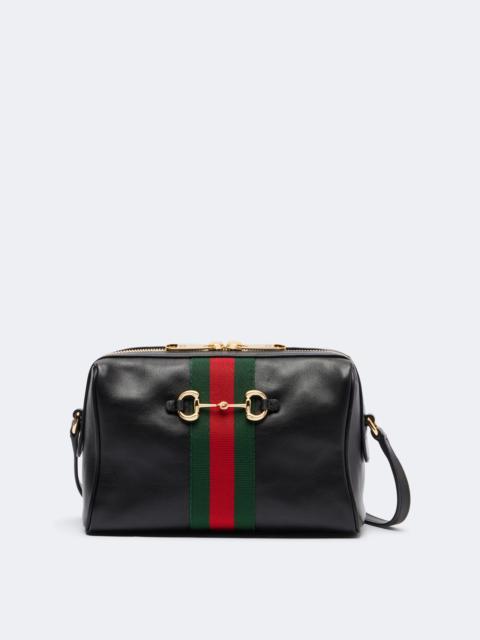 GUCCI Horsebit Small leather camera bag
