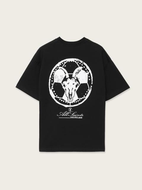 ALLSAINTS SKULLCUP ATLANTA OVERSIZED SOCCER T-SHIRT
