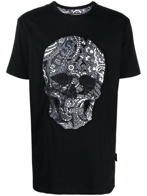 PHILIPP PLEIN SS Paisley Skull T-shirt