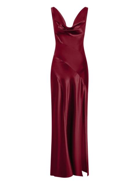 NICHOLAS Alfina cowl-neck maxi dress