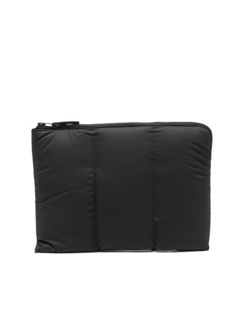 RAINS quilted zip laptop bag