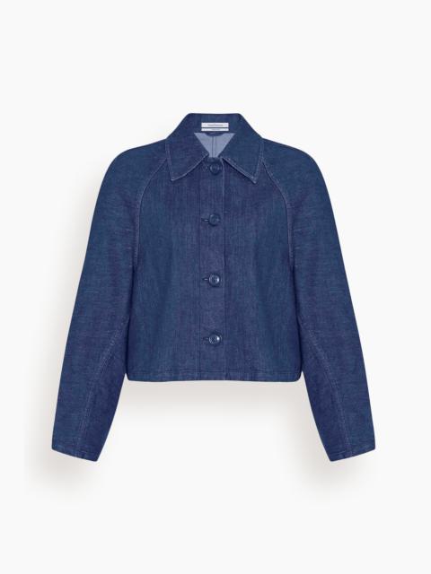 Another Tomorrow Denim Blouson in Indigo