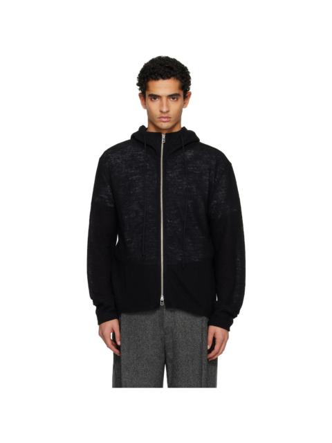 Tonywack Black Light Wool Zip Hoodie