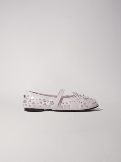 maje Studded ballet flats