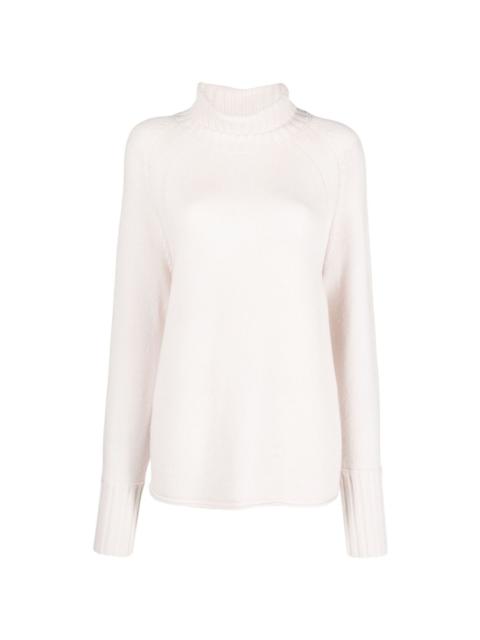 roll-neck wool-cashmere jumper