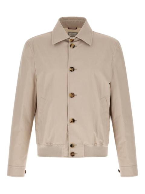 Brunello Cucinelli buttoned shirt jacket