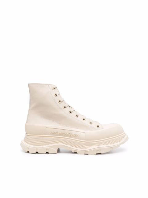 Alexander McQueen Tread Slick lace-up boots