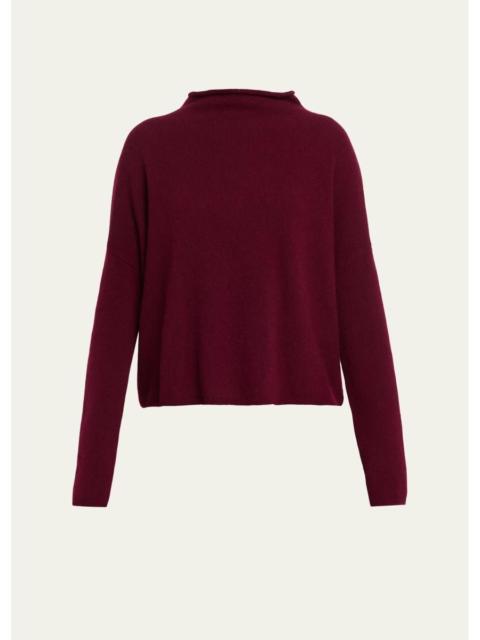LISA YANG Sandy Mock-Neck Cashmere Sweater