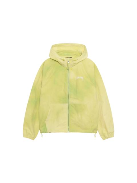 Stüssy Stussy Beach Shell Wave Dye Hooded Sweatshirt Lime