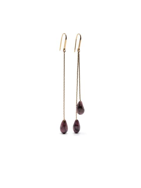 Isabel Marant stone-pendant dangle earrings