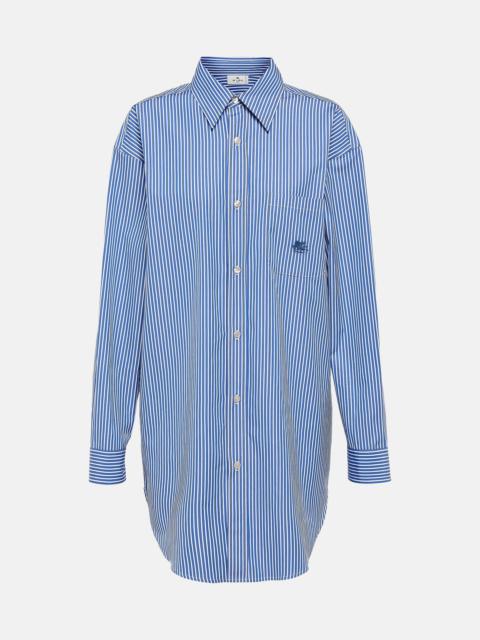 Pegaso pinstriped cotton shirt