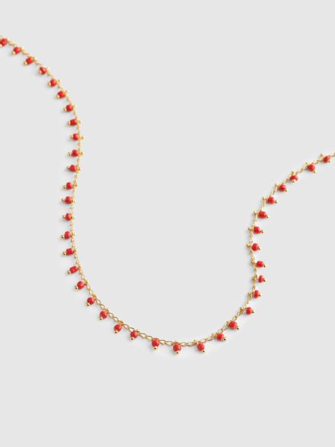 Madewell Enamel Chain Choker Necklace
