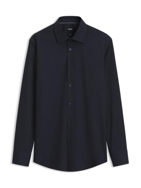 BOSS SLIM-FIT SHIRT IN EASY-IRON STRETCH COTTON