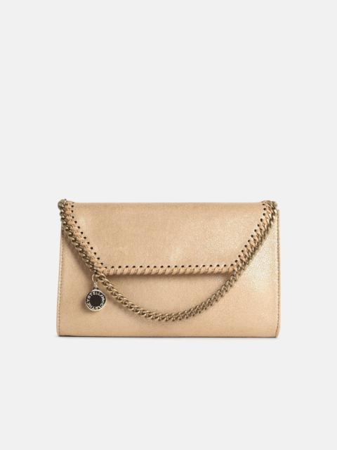 Stella McCartney 'FALABELLA' ECO LEATHER GOLD WALLET BAG