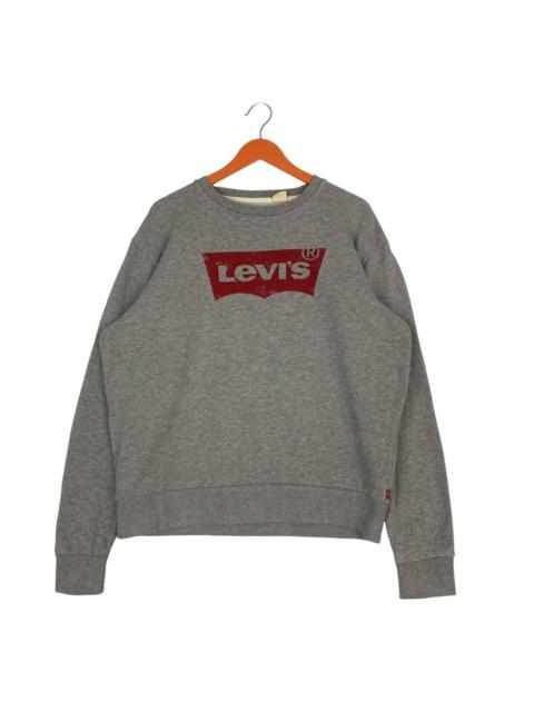 Levi's Vintage Levi's Gray Red Batwing Boxy Logo Sweatshirt