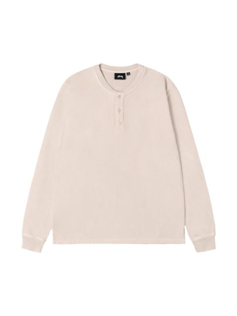 Stussy Open Hem Henley Fleece 'Natural'