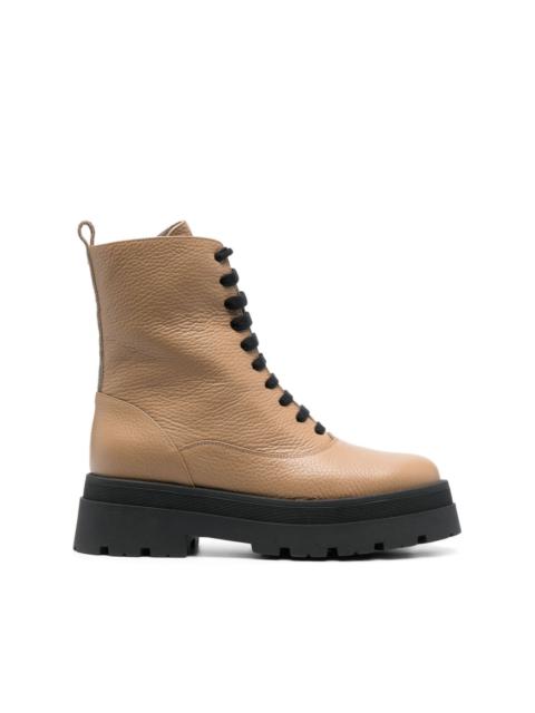 FABIANA FILIPPI round-toe leather ankle boots