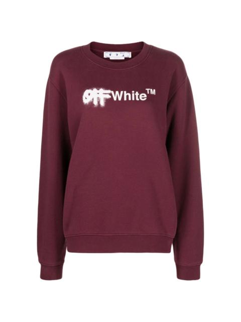 logo-print crew-neck sweatshirt