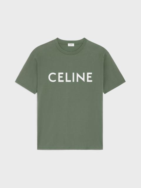 CELINE loose Celine T-shirt in jersey cotton
