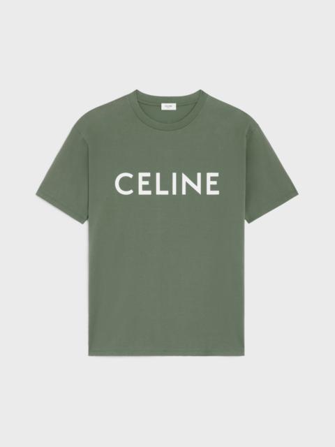 CELINE loose Celine T-shirt in jersey cotton