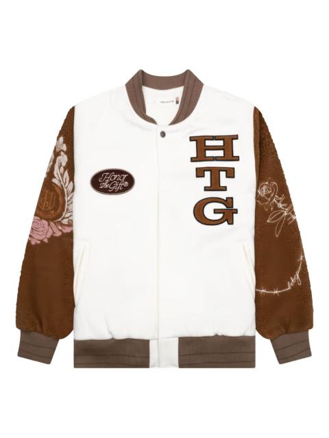 HONOR THE GIFT embroidered bomber jacket