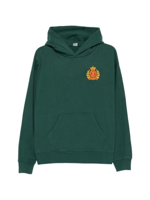 Sporty & Rich NY crest embroidered hoodie