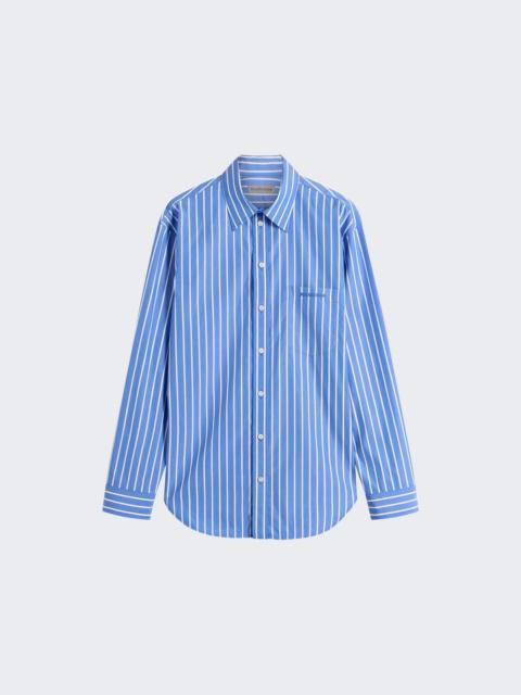 BALENCIAGA Regular Fit Shirt Blue And White