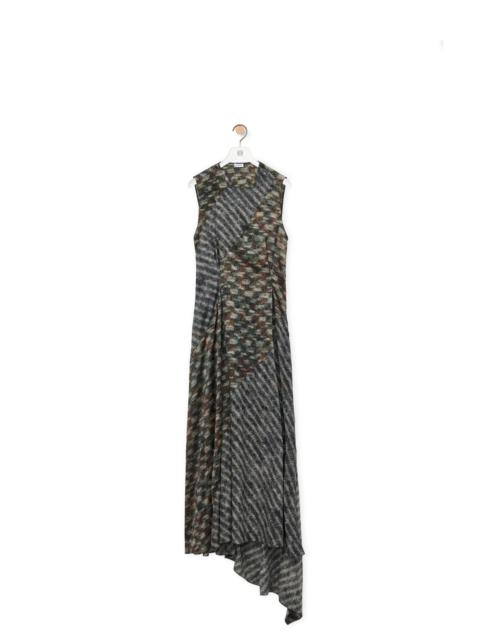 Loewe Cut out dress in silk