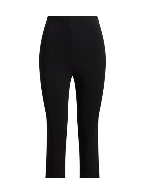 Ralph Lauren Women's Sampson Jersey Crop Pants - Black