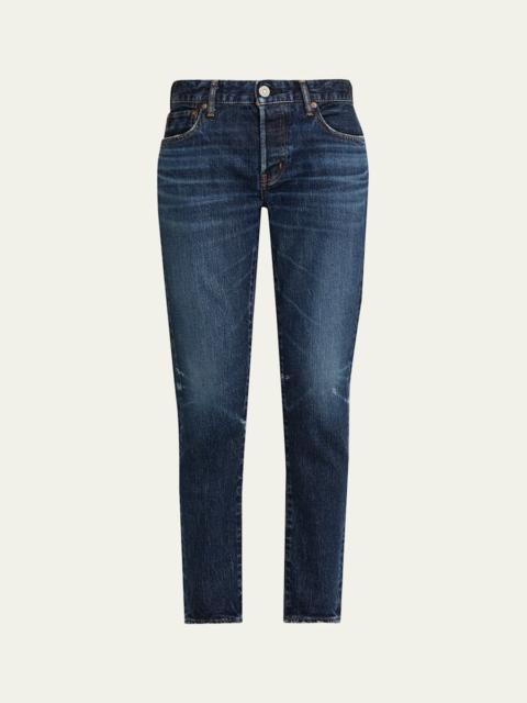 MOUSSY VINTAGE Camden Tapered Low-Rise Jeans