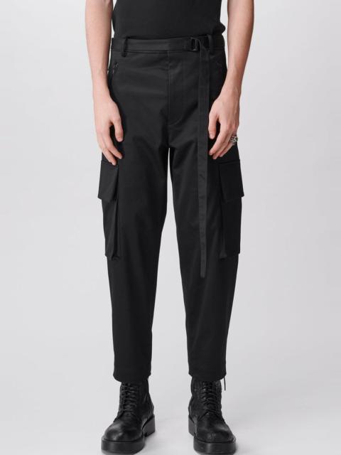 Ann Demeulemeester Marcel Standard Tapered Combat Trousers Drill Cotton Washed