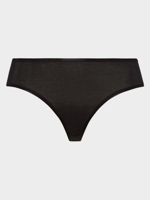 HANRO Cotton Seamless High-Leg Briefs