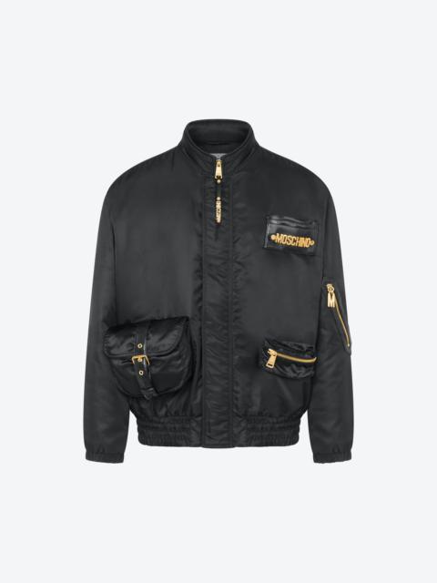 Moschino MULTIPOCKETS NYLON BOMBER JACKET