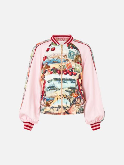 CAMILLA PANELLED SLEEVE BLOUSON BOMBER