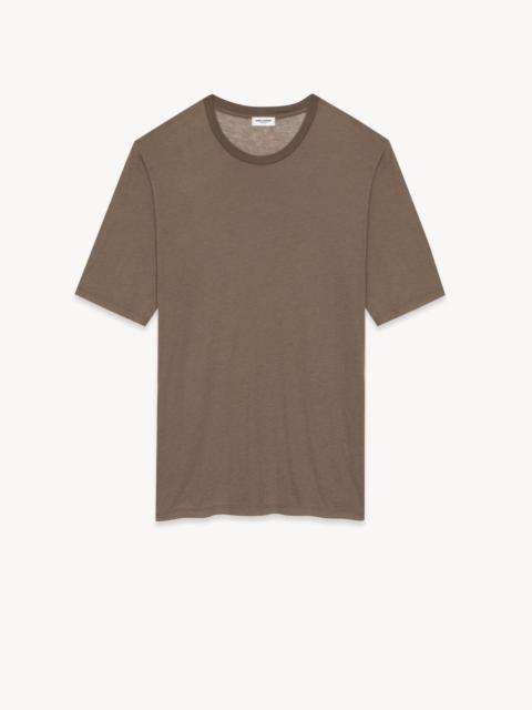 SAINT LAURENT LOOSE FIT T-SHIRT IN JERSEY