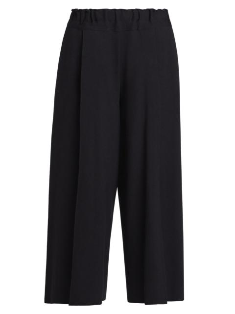 ISSEY MIYAKE Women's Campagne Wide-Leg Pants - Black